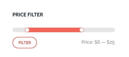 WooCommerce Price Filter Widget